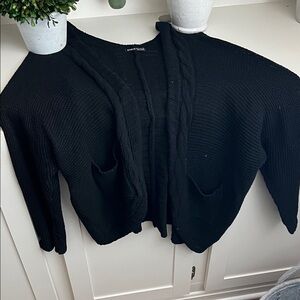 SHEIN Black Women's Cardigan Sweater